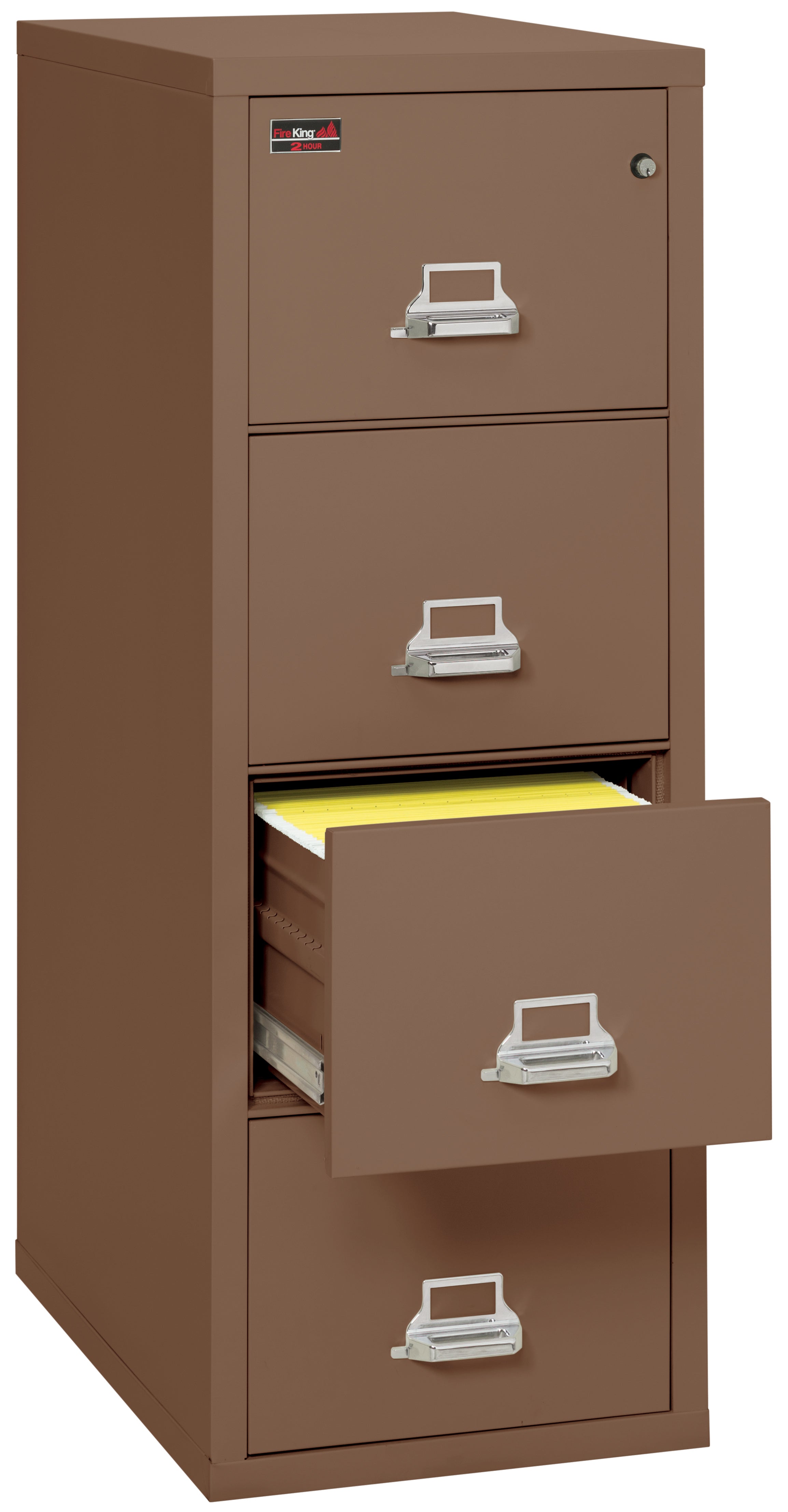 2 Hour Fire Resistant File Cabinet - 4 Drawer Legal 32" depth (Tan)