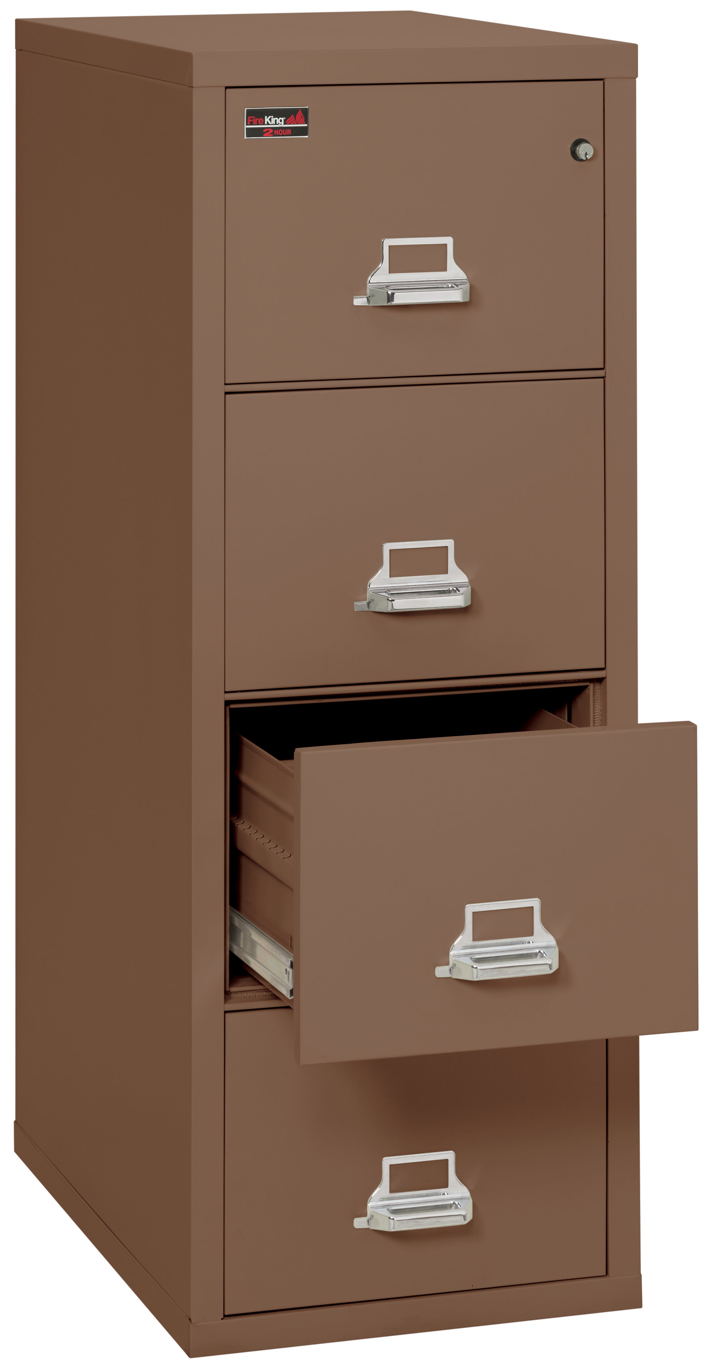 2 Hour Fire Resistant File Cabinet - 4 Drawer Legal 32" depth (Tan)