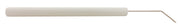 Teasing Needle Bent Tip, Plastic Handle. Pack 12.