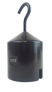 Weight Hooked Cast Iron 500gm