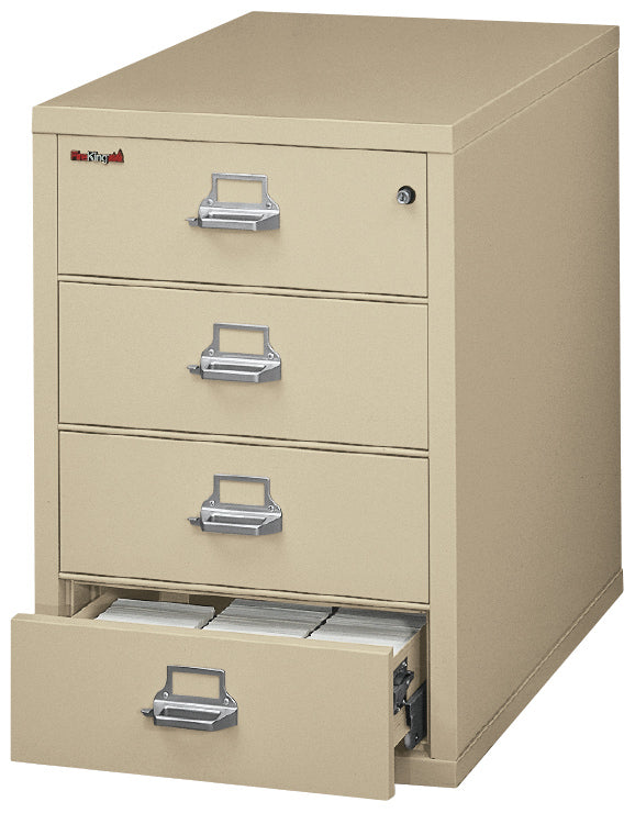 4 drawer card check and note file (Parchment)