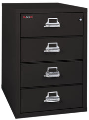 4 drawer card check and note file (Black)