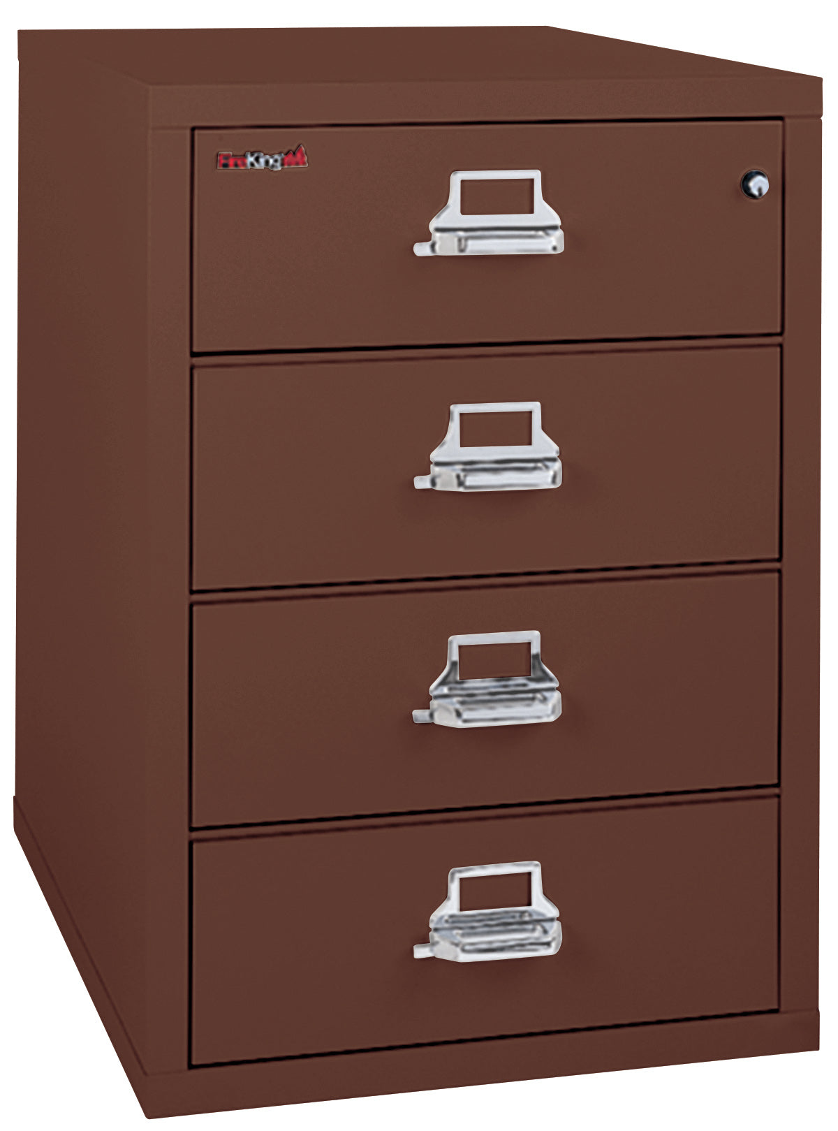 4 drawer card check and note file (Brown)