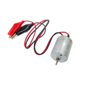 Motor DC 4.5 -6 volts DC with two alligator clips leads.