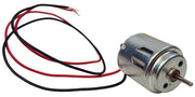 Motor DC 1.5 - 3 volts DC, 7000 to 11000 rpm.