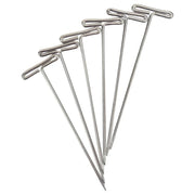 Dissecting Pins, Nickel-Plated Steel, T-Shaped, 2", 1/2 lb. Box, Pack of 100