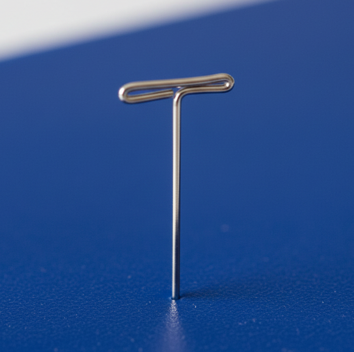 Dissecting Pins, Nickel-Plated Steel, T-Shaped, 2", 1/2 lb. Box, Pack of 100