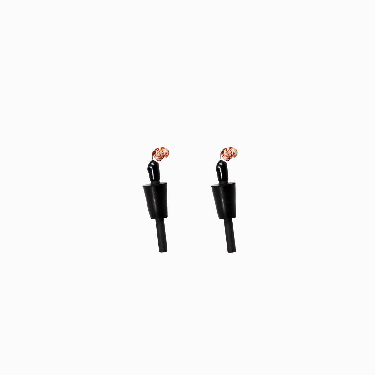 Electrode, Carbon, Straight with Stoppers, Electrolysis, Pack of 5 Pairs