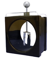 Electroscope, Metal Case with round viewing window and aluminum leaf