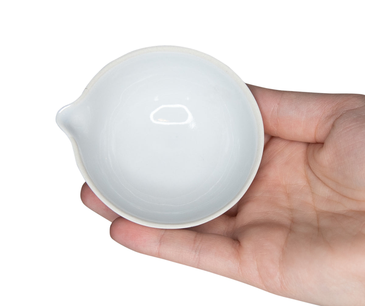 Evaporating Dish, Porcelain, 75ml, 82mm x 32mm, Pack of 10