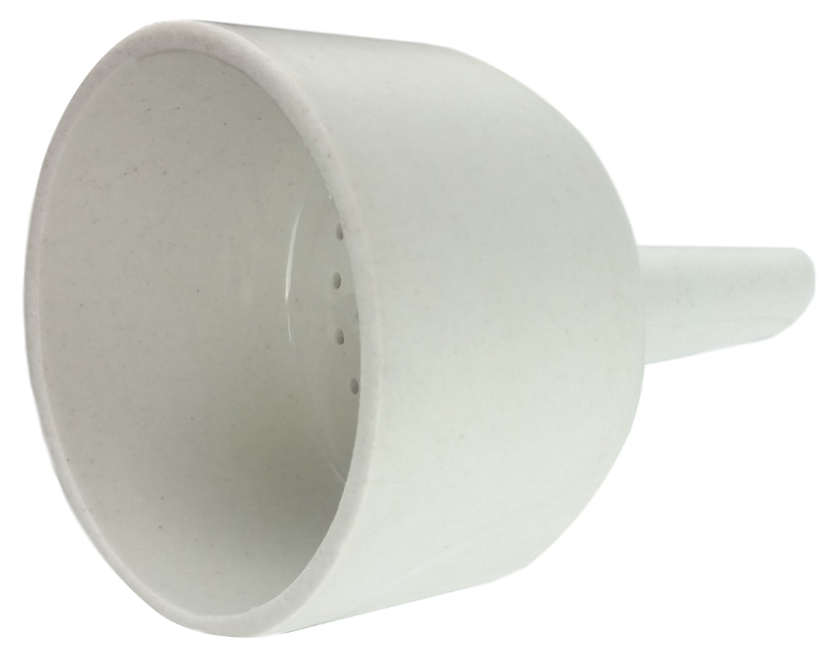 Funnel Buchner, Porcelain, 80mm OD x 15mm Tube Diameter, Case of 100