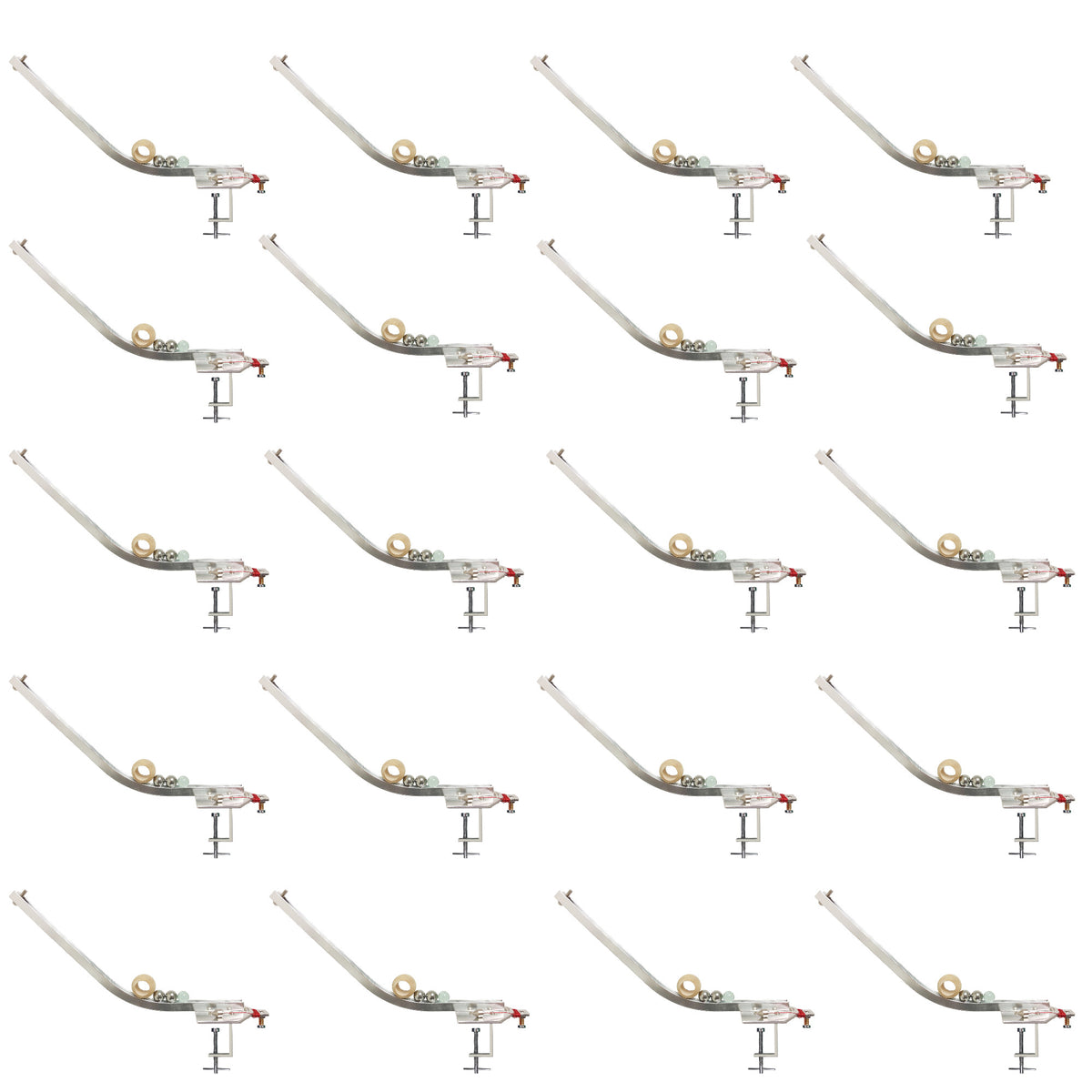 Collision in Two-Dimensions Demonstration, Pack of 20