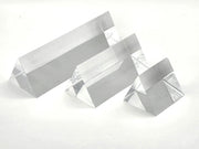 Prism, Acrylic, Various Lengths, Set of 3 (25mm x 25mm, 25mm x 50mm, & 25mm x 75mm)