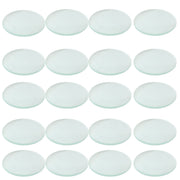 Lens, Double-Convex, Glass, 50 mm Diameter, 25 cm Focal Length, Pack of 20