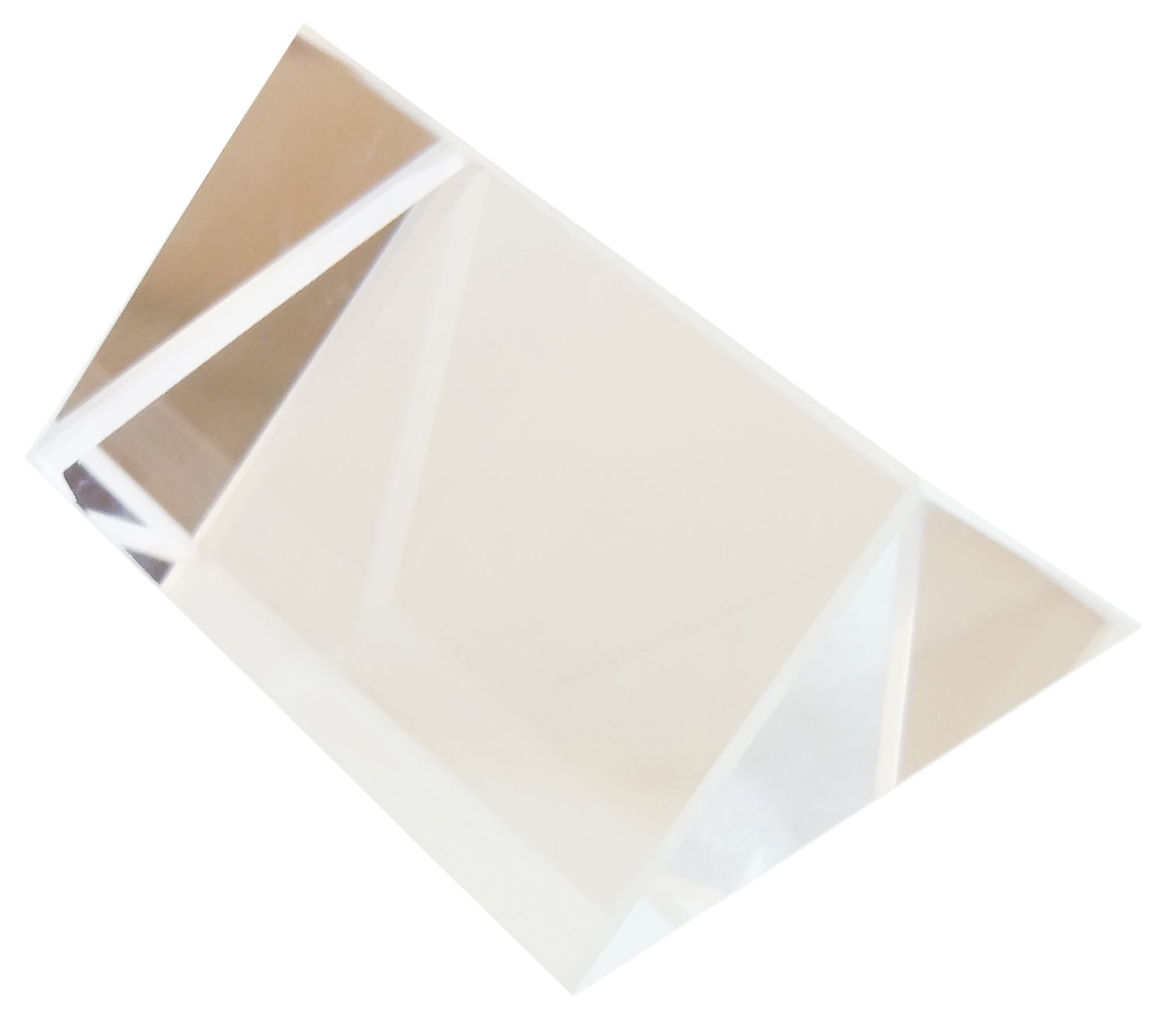 Prism Glass Right Angle. Face 32mm x 30mm x 40mm length 50mm