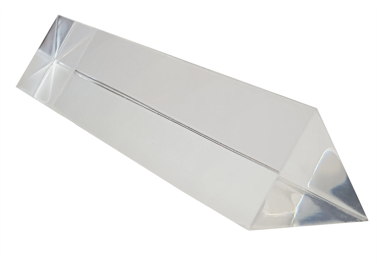Prism, Acrylic, Equilateral, 150 mm Length, 25 mm Face, Pack of 10