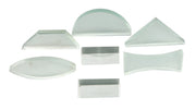 Lens & Prisms White Glass, 7 piece set