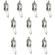 Clamp, Knife Edge, Spring Steel, Pack of 10