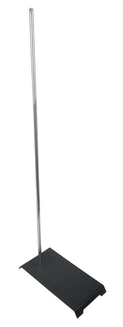 Stand Support, Stamped Steel Base 5"x8" Base 3/8"x20" Rod.