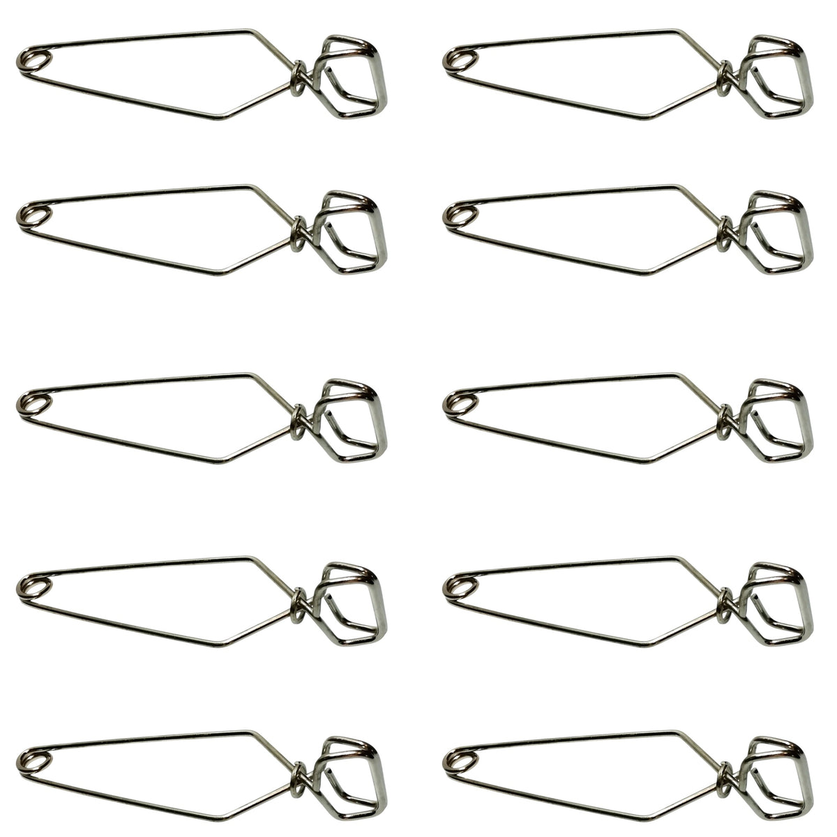 Clamp, Test Tube, 6", Nickel-Plated Steel, Standard Grips, Pack of 10