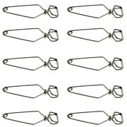 Clamp, Test Tube, 6", Nickel-Plated Steel, Standard Grips, Pack of 10