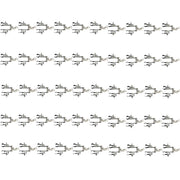 Clamp, Burette, Double, Cast-Metal, Plastisol Tips, Case of 50