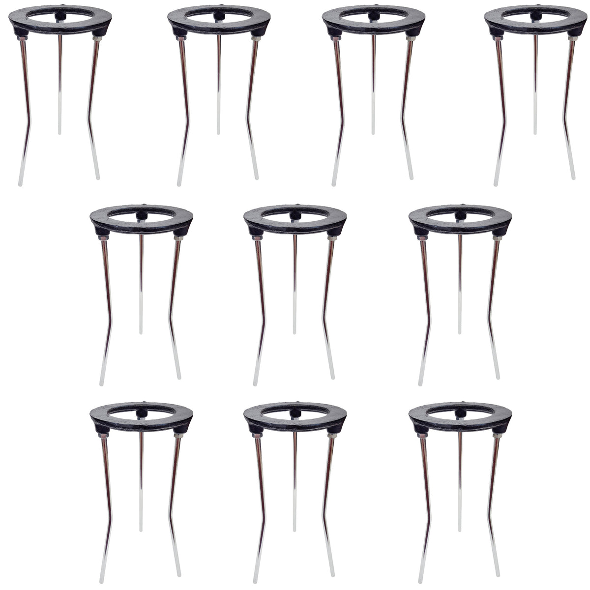 Tripod, Burner, 4" OD x 9" Leg Length, Pack of 10