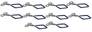 Beaker Tongs with Coated Jaws, 9.5", Pack of 10