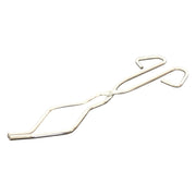 Crucible Tongs, Stainless Steel, 10"