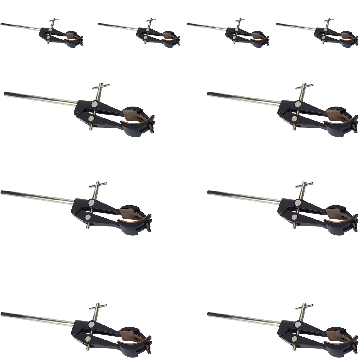 Clamp, Extension, Nickel-Plated Steel, 9.5", Pack of 10