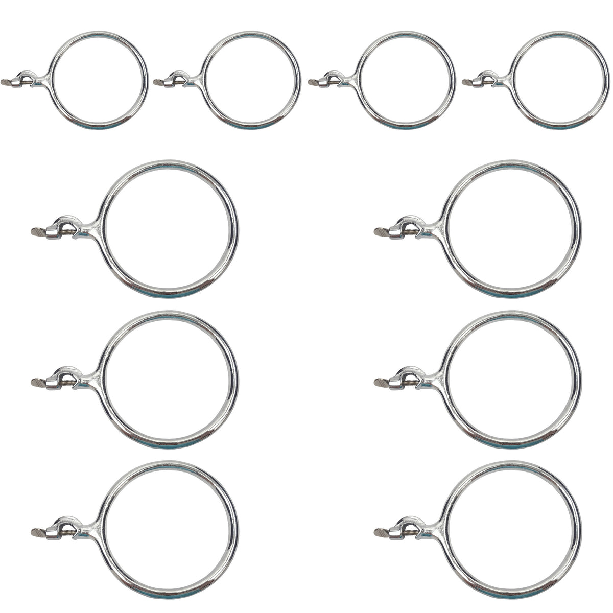 Clamp, Support Ring, 6" Diameter, Plated Steel, Pack of 10