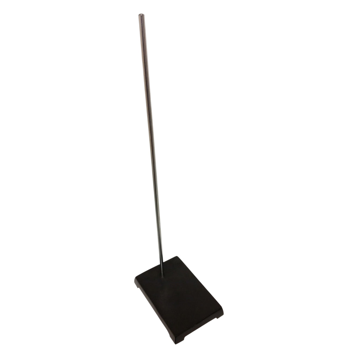 Support Stand with a 6" by 9" Cast-Iron Base and a 24" by 1/2" Rod