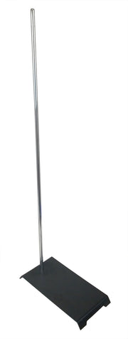 Support Stand with a 4" by 6" Stamped Steel Base and an 18" by 5/16" Rod, Case of 100