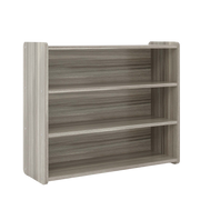 School Age Shelf Storage, Assembled, Shadow Elm Gray, 16"H x 40"W x 34"D