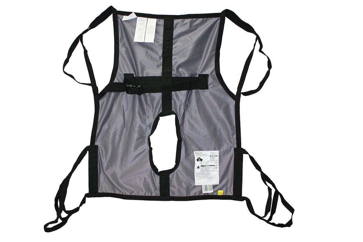 Sling, 4 Point, 1 Piece, Commode, Posstrap, Large Nylon