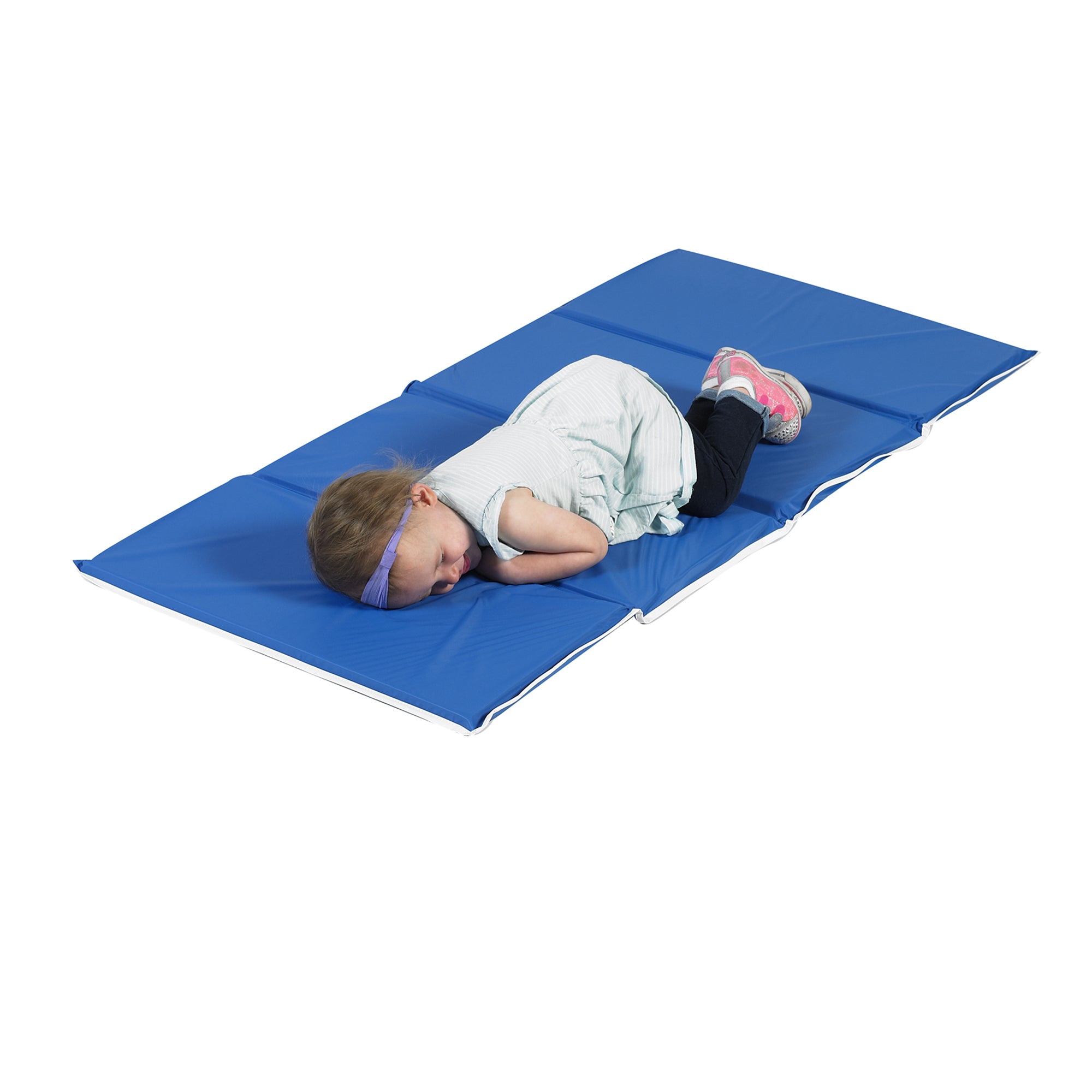 1" Tough Duty Folding Rest Mat - Blue