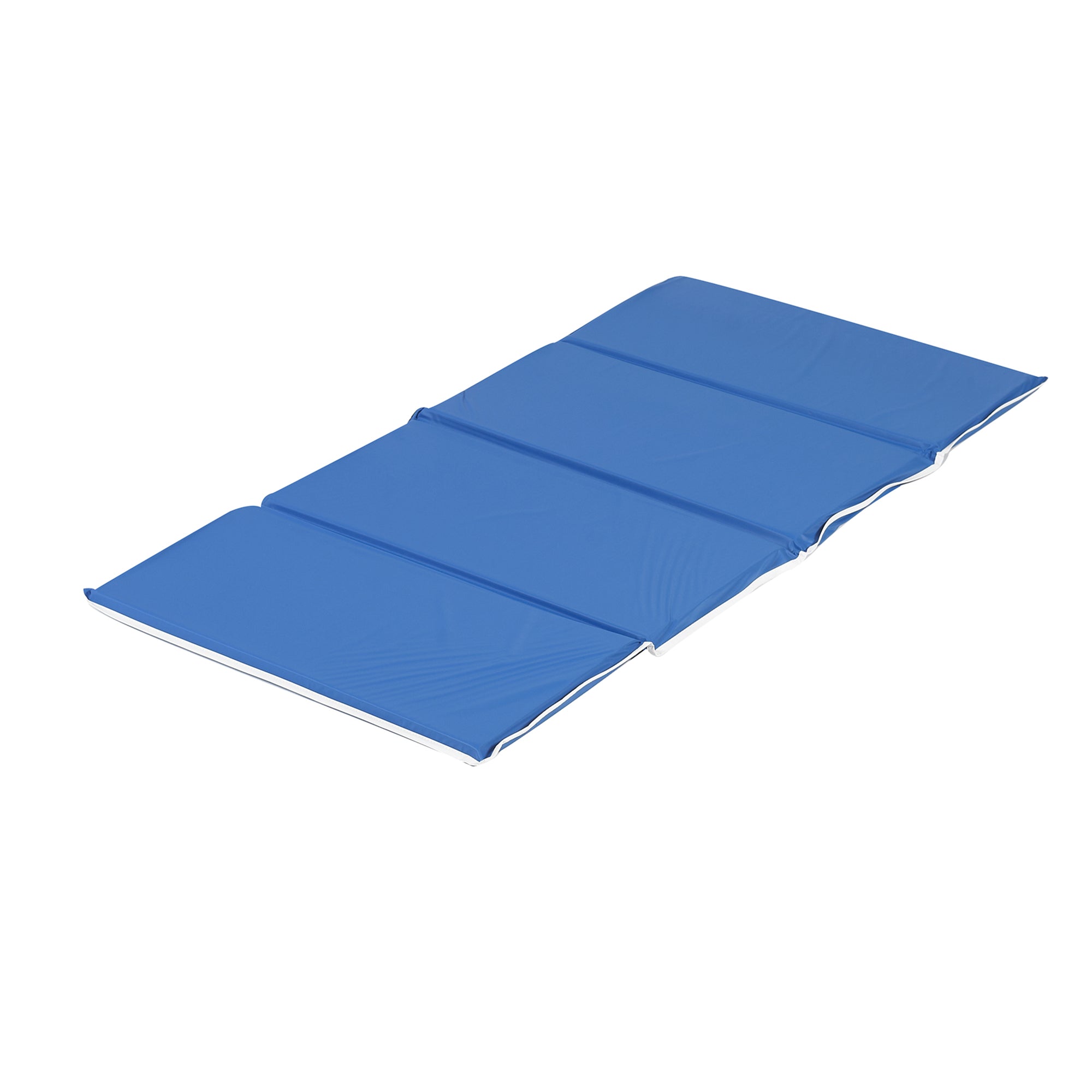 1" Tough Duty Folding Rest Mat - Set of 10 - Blue