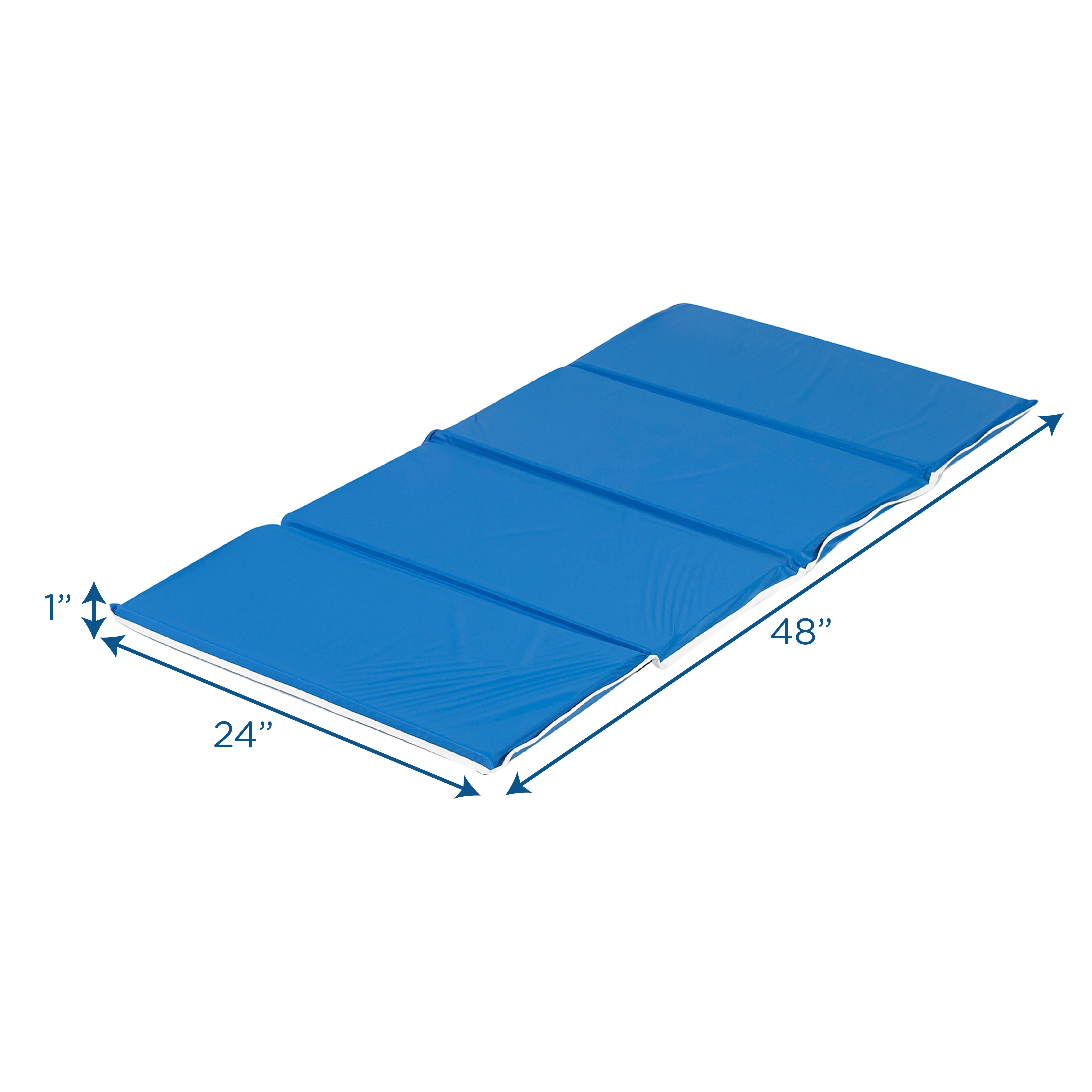 1" Tough Duty Folding Rest Mat - Blue