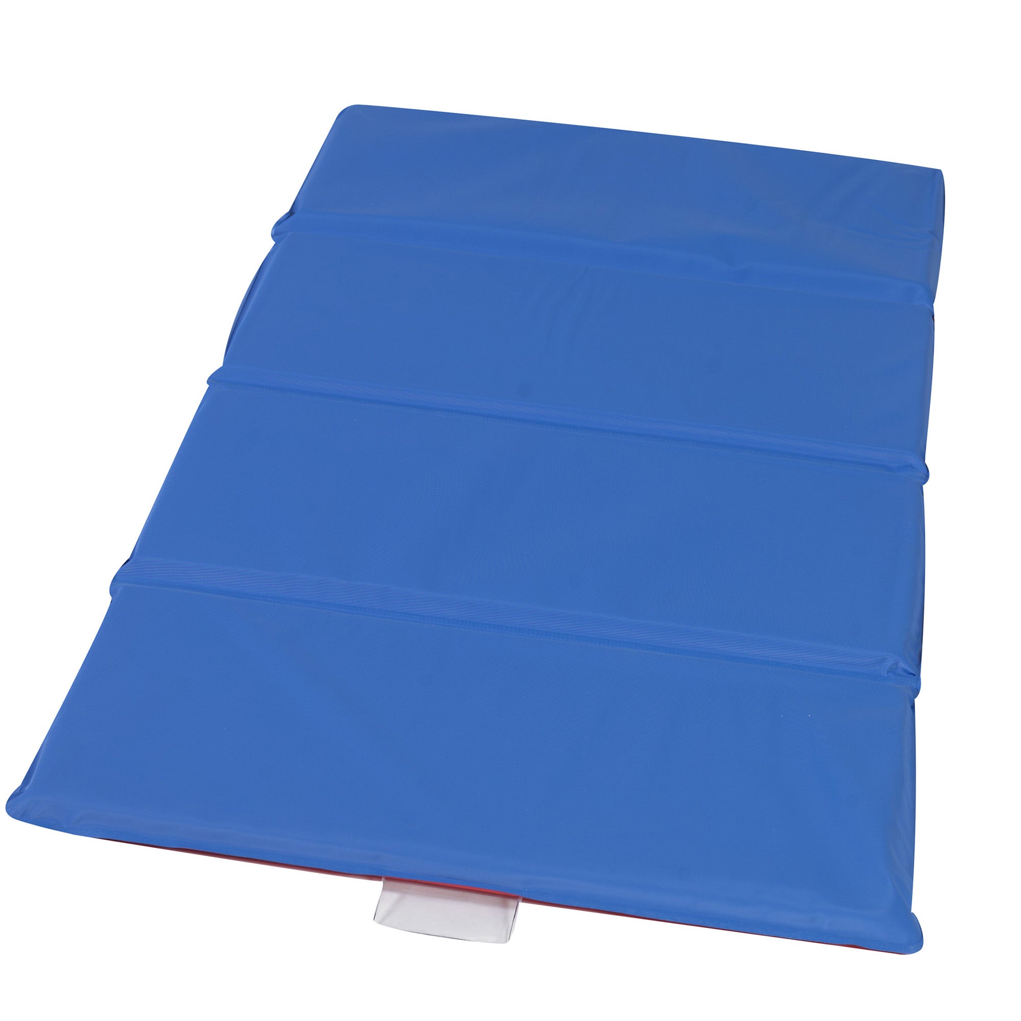 1" Angels 4 Section Folding Rest Nap Mat - Red/Blue