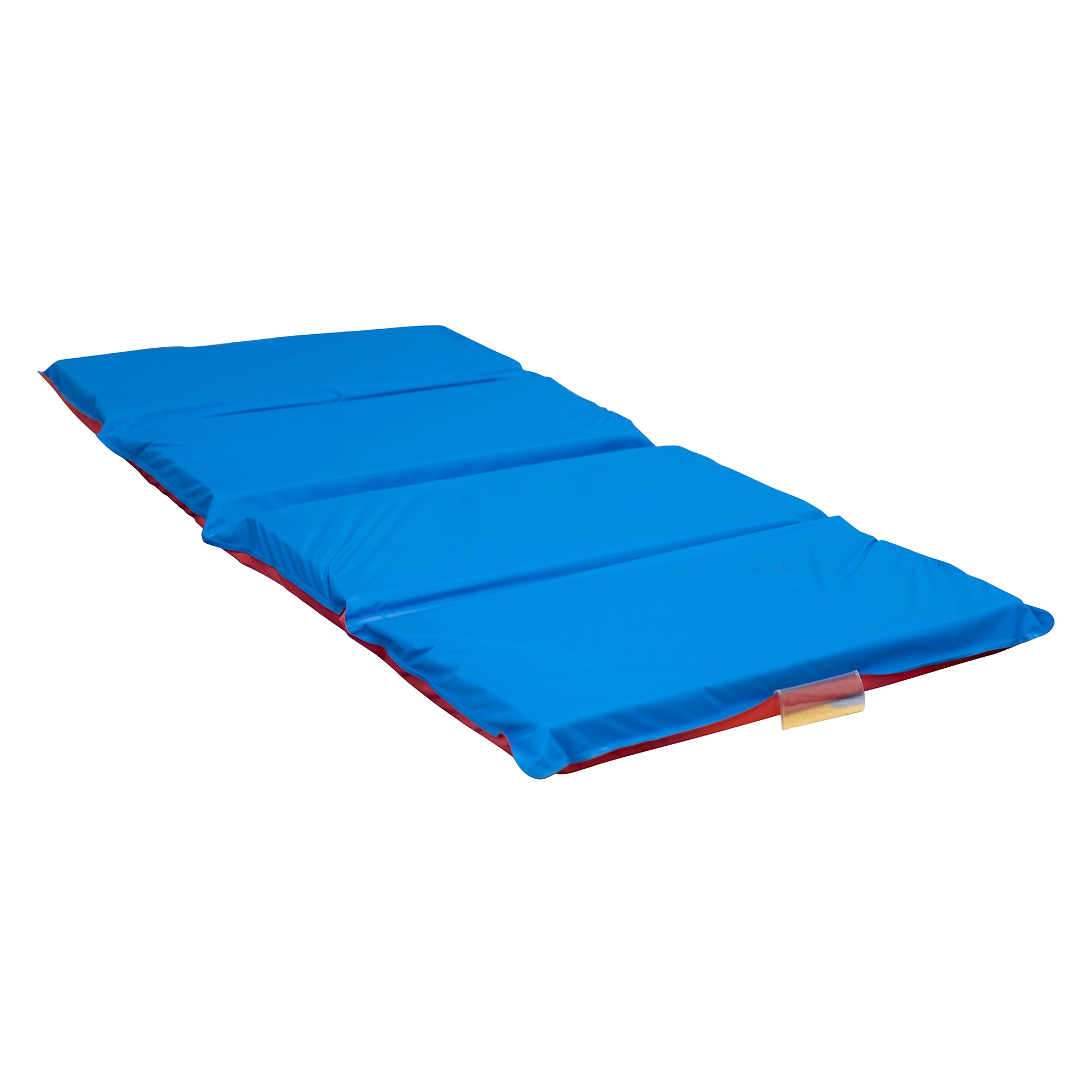 2" Angels 4 Section Folding Rest Nap Mat - Red/Blue