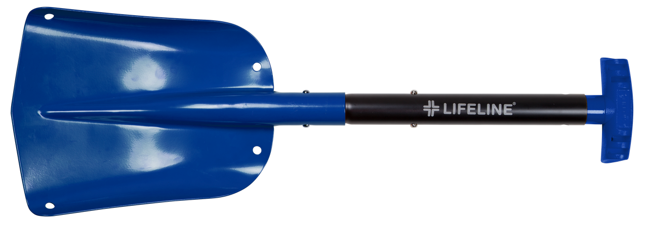 Aluminum Utility Shovel - Blue/Black