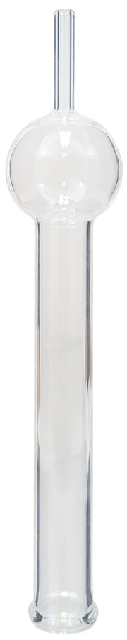 Drying Tube Straight with one bulb 150mm length Borosilicate Glass.