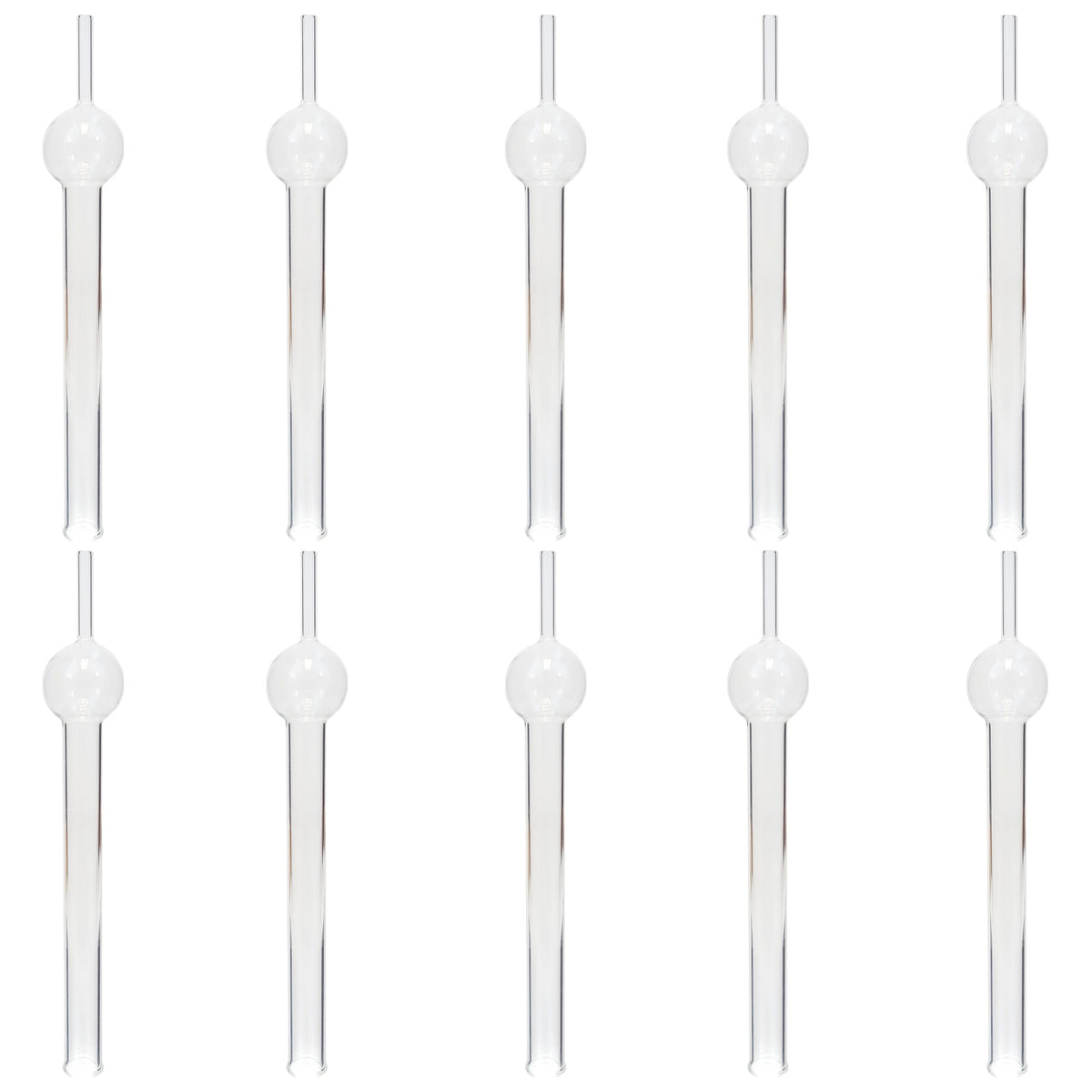Drying Tube, Straight, Borosilicate Glass, 200mm, Pack of 10