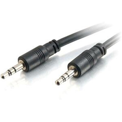 Cables to Go - C2G 40108 3.5mm Stereo Audio Cable with Low Profile Connectors M/M, in-Wall CMG-Rated (35 Feet, 10.66 Meters)