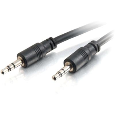 C2G 75ft 3.5mm Stereo Audio Cable with Low Profile Connectors M/M - in-Wall CMG-Rated - 75 Ft Audio Cable - 40110