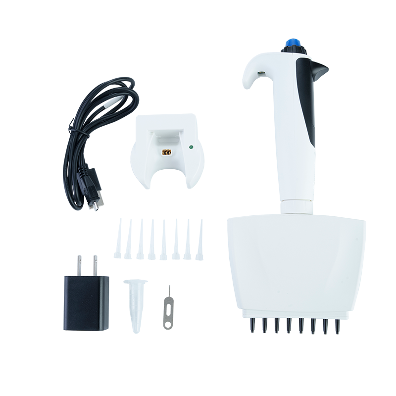 Electronic Pipette, Eight Channel, 0.5-10 ul - 1 pc per Case