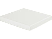 Square Pouffe Basic - White, 2.4"H