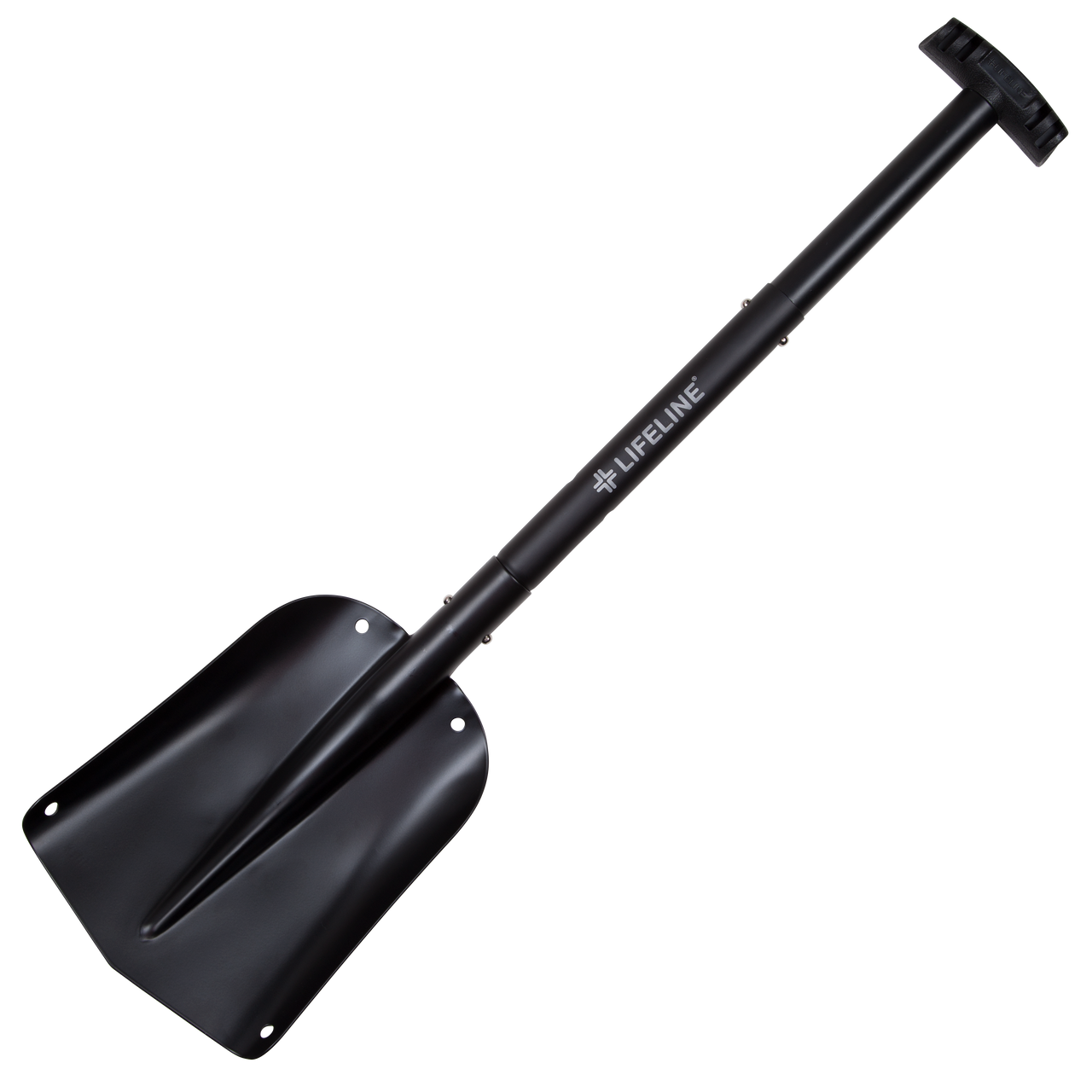 Aluminum Utility Shovel - Matte Black/Black