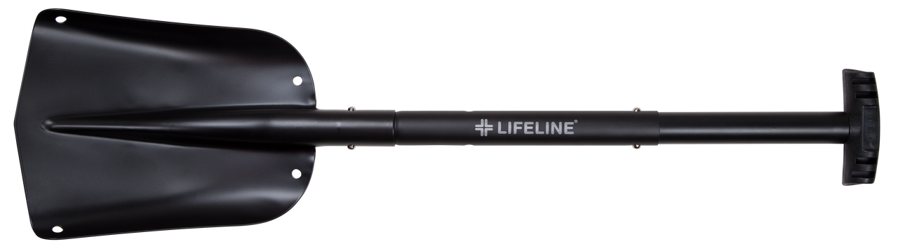 Aluminum Utility Shovel - Matte Black/Black