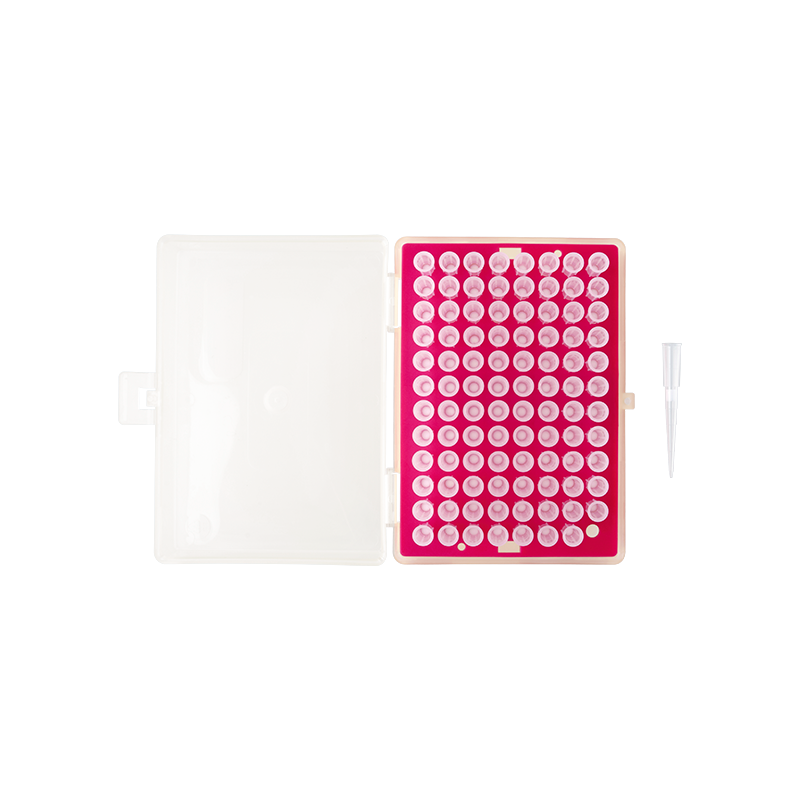 Universal Pipette Tips with Filter, 10-100 µL, Transparent - 96 tips per Rack/10 racks per Box/5 Boxes per Case